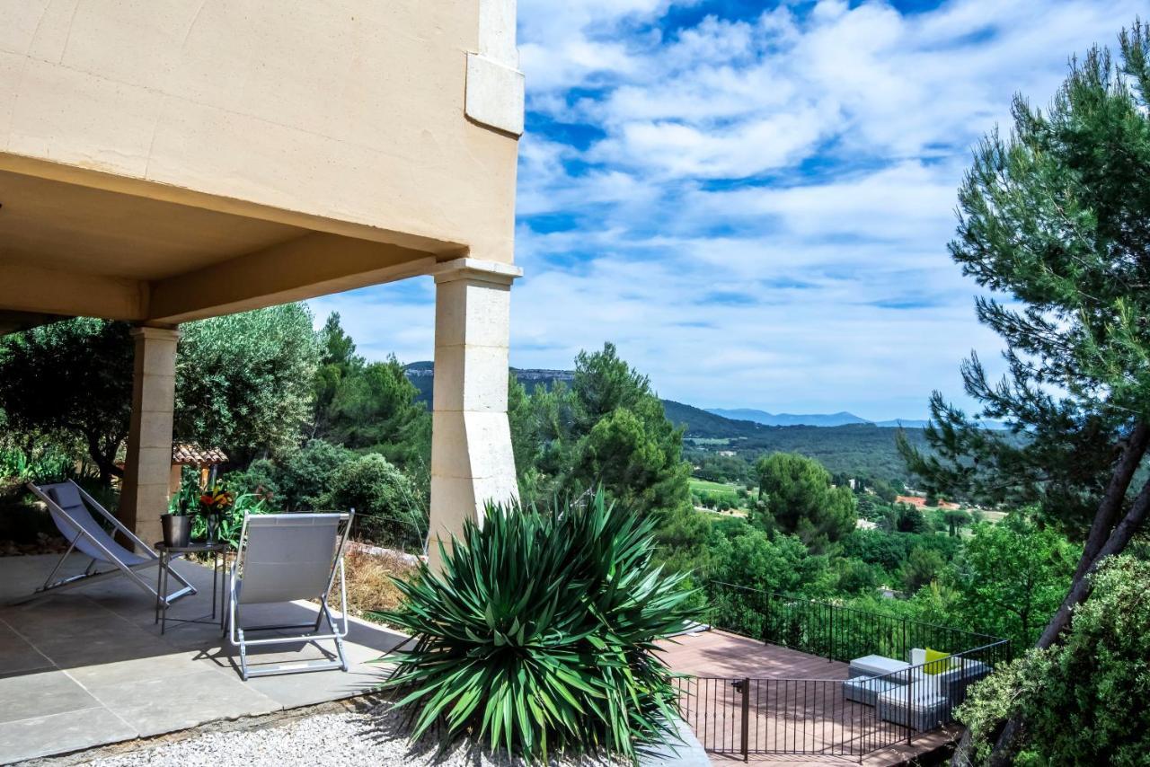 Villa Lumineuse Avec Piscine Clim 1Ere Etage Vue Panoramique Sur Les Montagnes Sur Le Site De La Sainte-Victoire Le Tholonet Exteriér fotografie